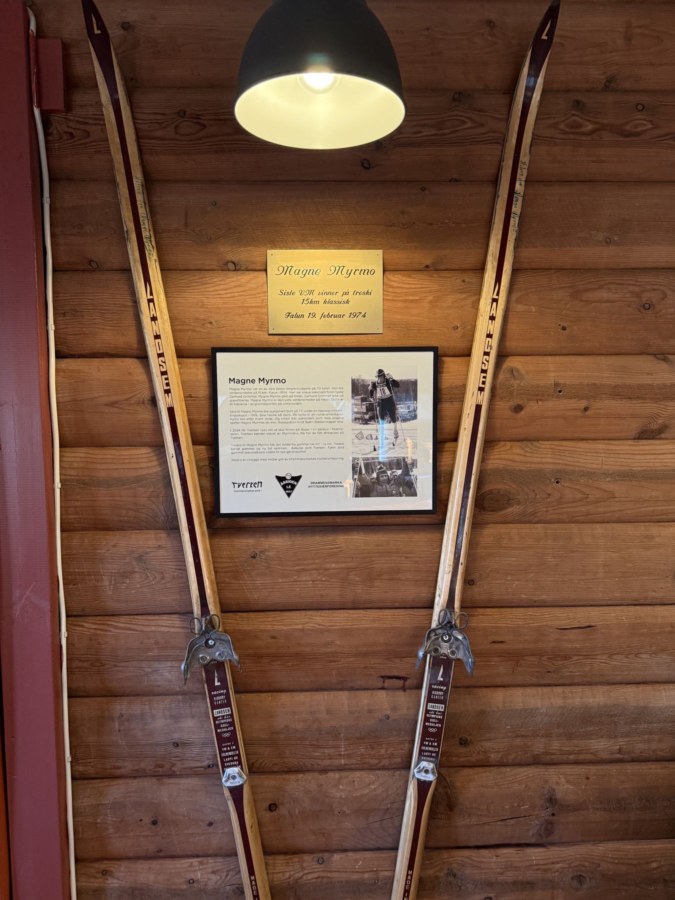 Magne Myrmo-ski montert på Tverken